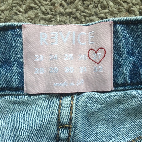 Revice Distressed Cutoff Denim Shorts - Size 27 - Picture 5 of 16
